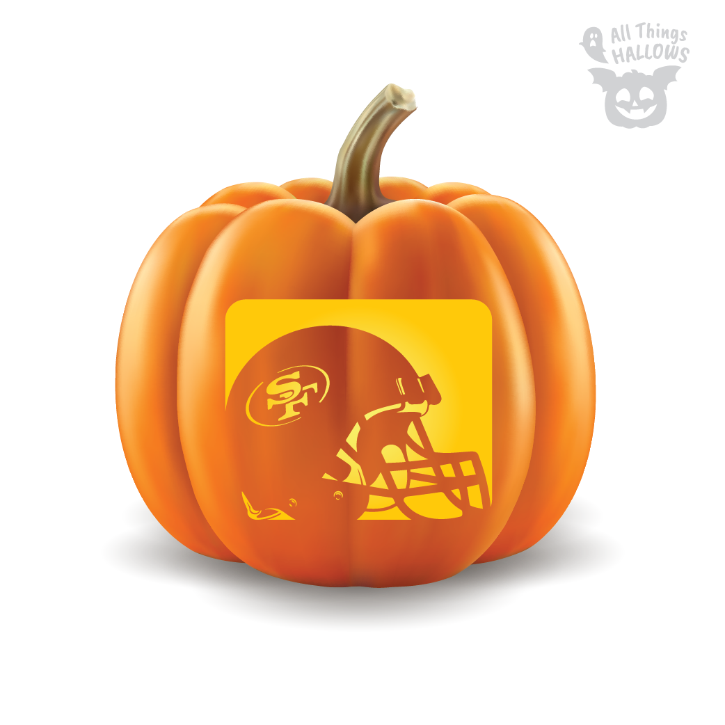 SF 49ers Pumpkin Stencil