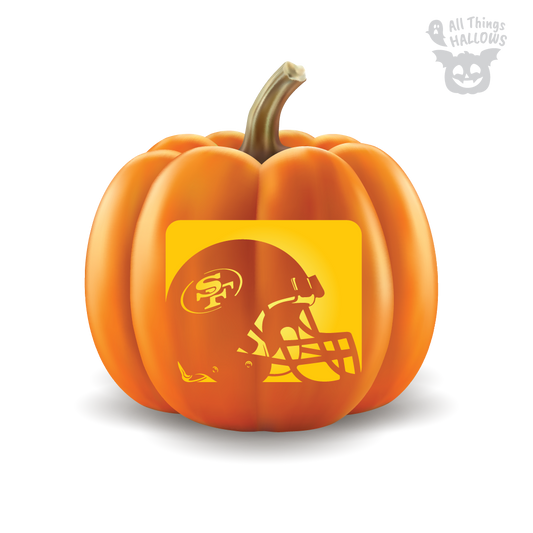 SF 49ers Pumpkin Stencil