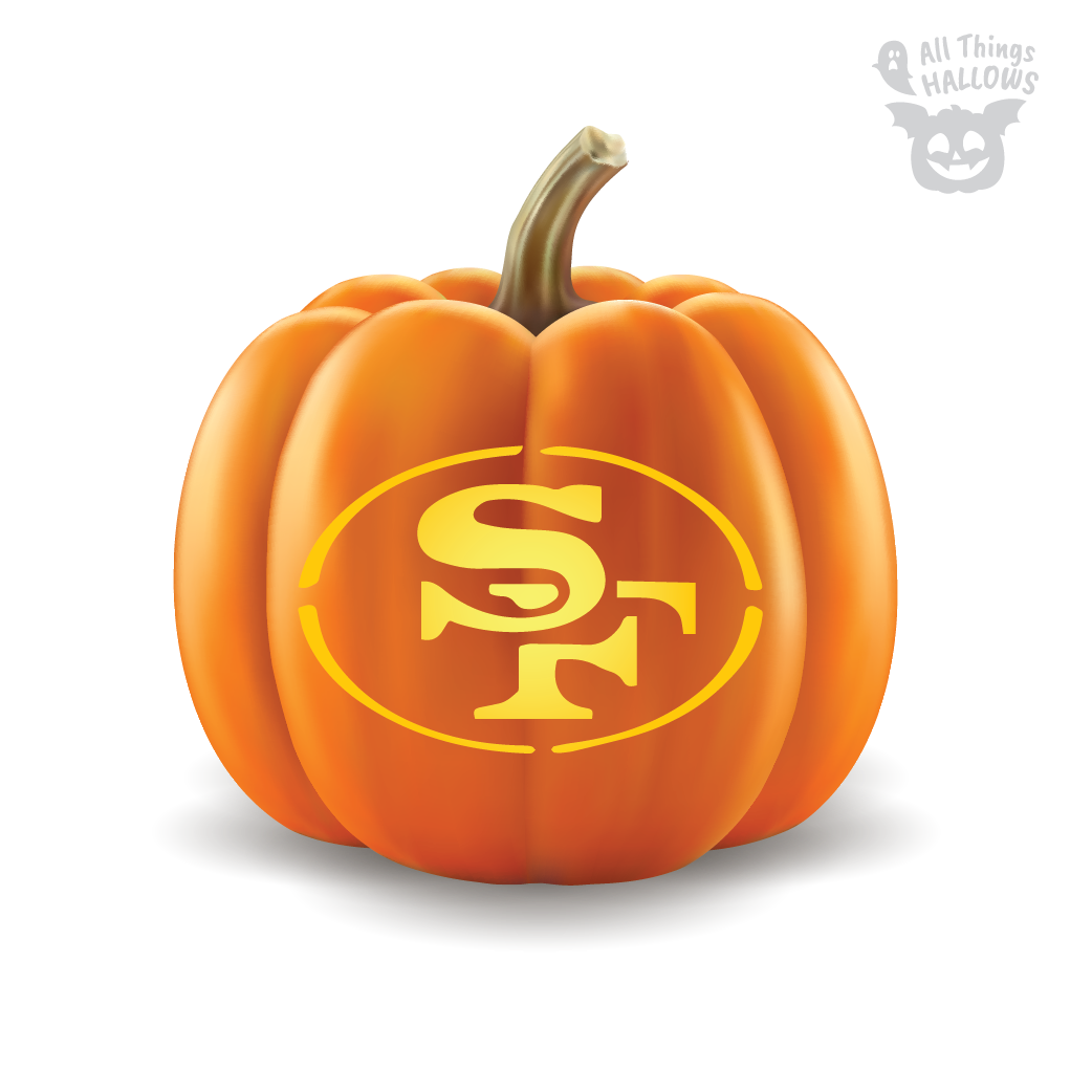 SF 49ers Pumpkin Stencil