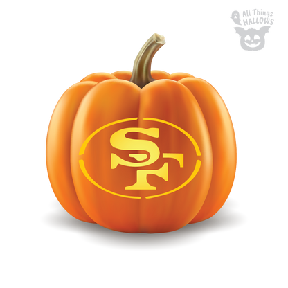 SF 49ers Pumpkin Stencil