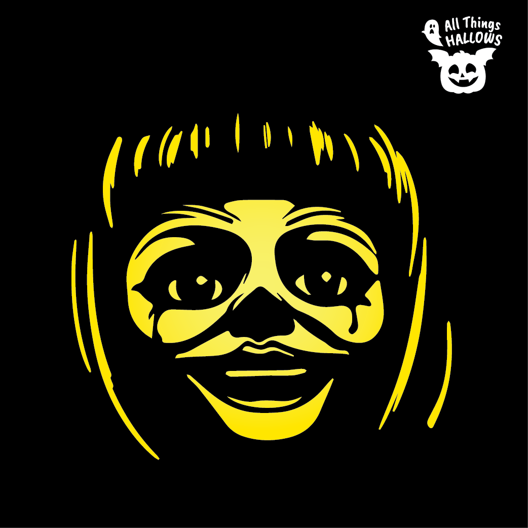 Annabelle Pumpkin Stencil