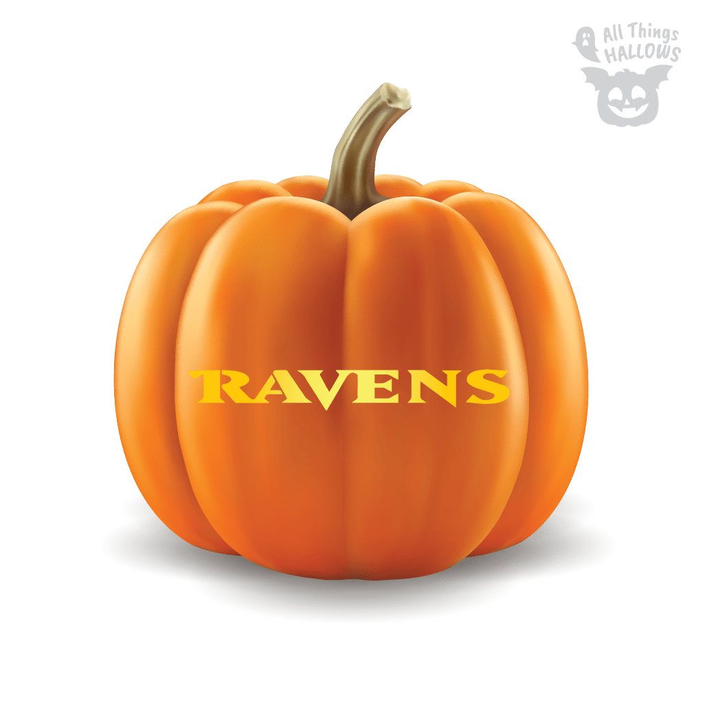 Baltimore Ravens Pumpkin Stencil