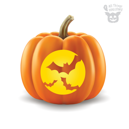 Bat Pumpkin Stencil