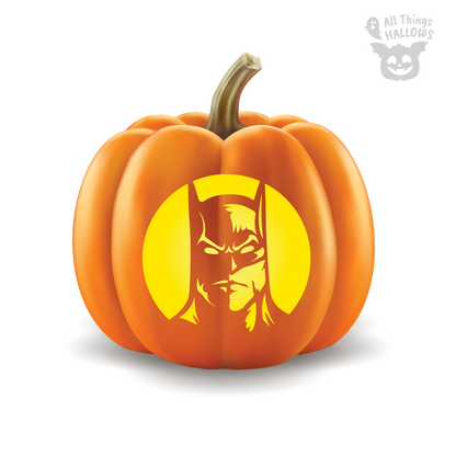 Batman Pumpkin Stencil