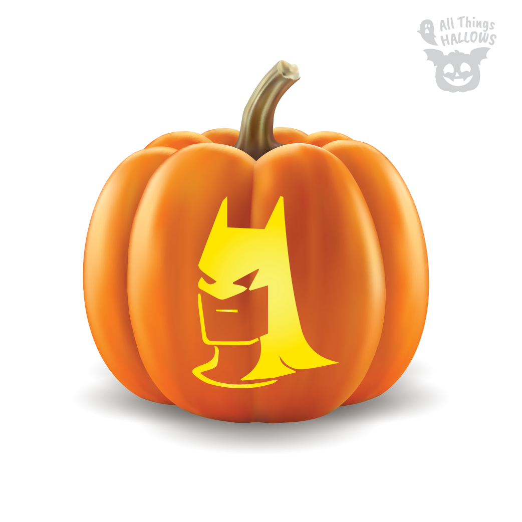 Batman Pumpkin Stencil