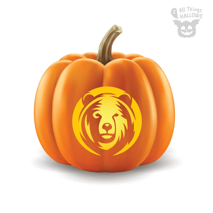 Bear Pumpkin Stencil