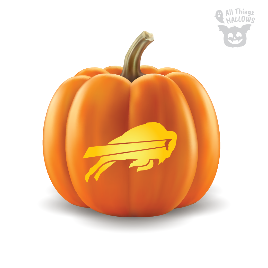 Buffalo Bills Pumpkin Stencil