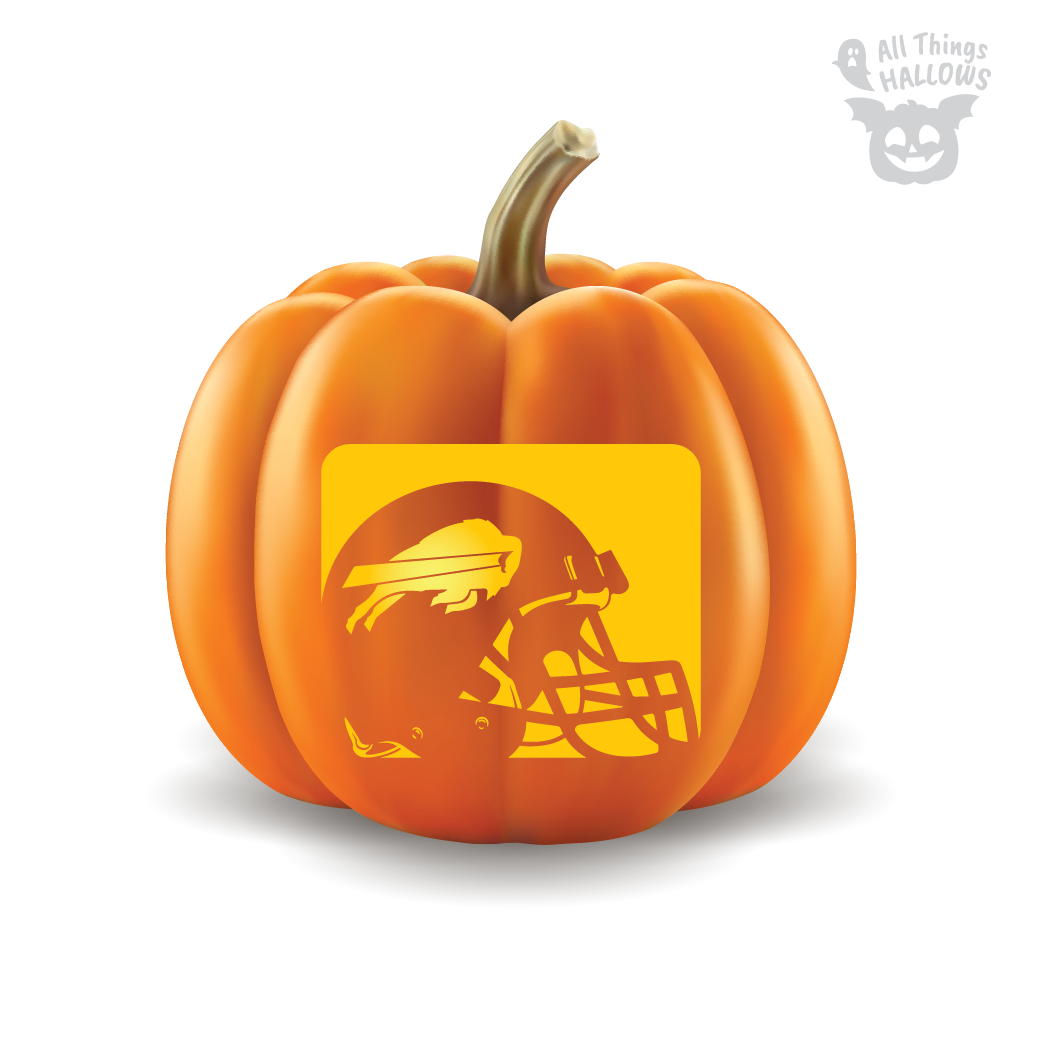 Buffalo Bills Pumpkin Stencil