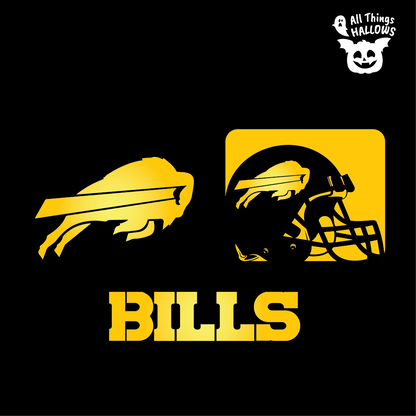 Buffalo Bills Pumpkin Stencil