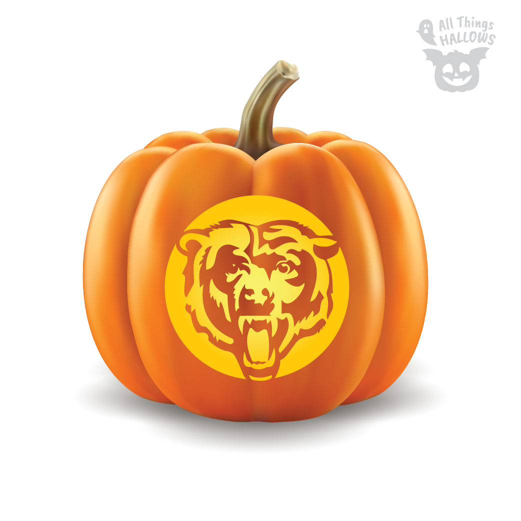 Chicago Bears Pumpkin Stencil