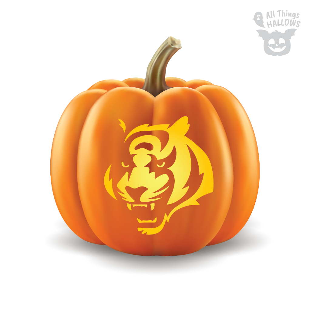 Cincinnati Bengals Pumpkin Stencil