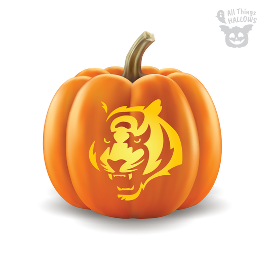 Cincinnati Bengals Pumpkin Stencil