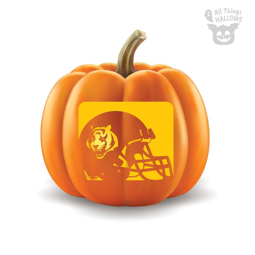 Cincinnati Bengals Pumpkin Stencil