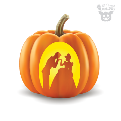 Cinderella Pumpkin Stencil