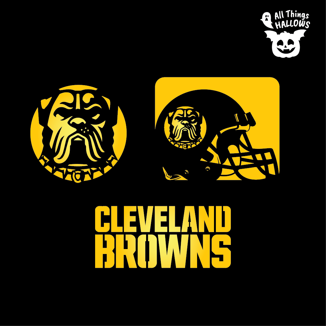 Cleveland Browns Pumpkin Stencil