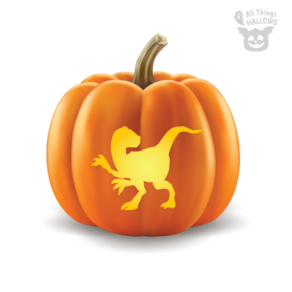 Dinosaur Pumpkin Stencil