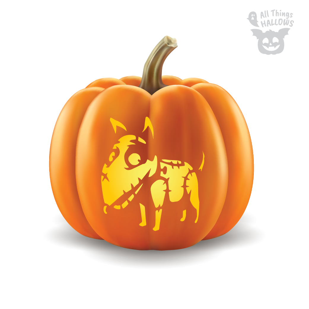 Frankenweenie Pumpkin Stencil