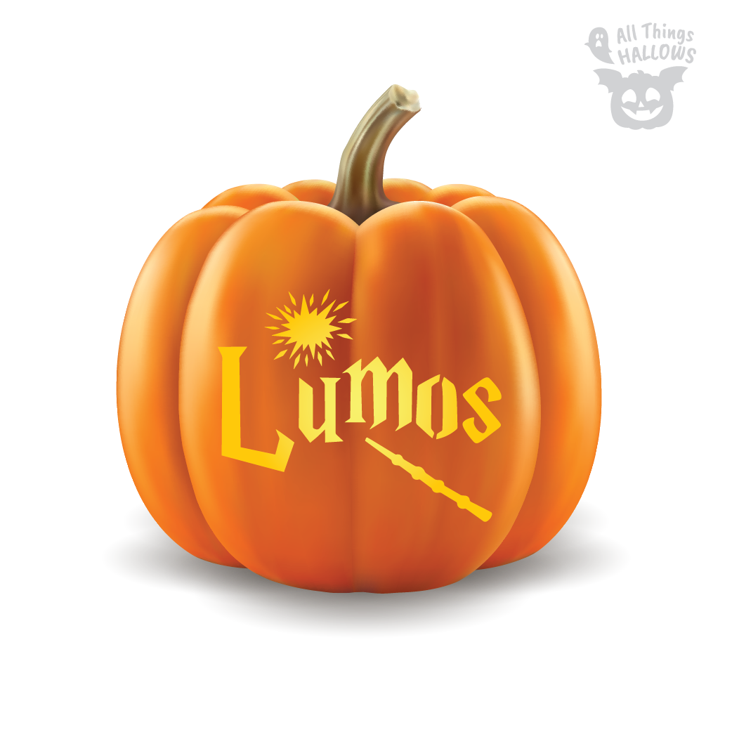 Lumos Pumpkin Stencil