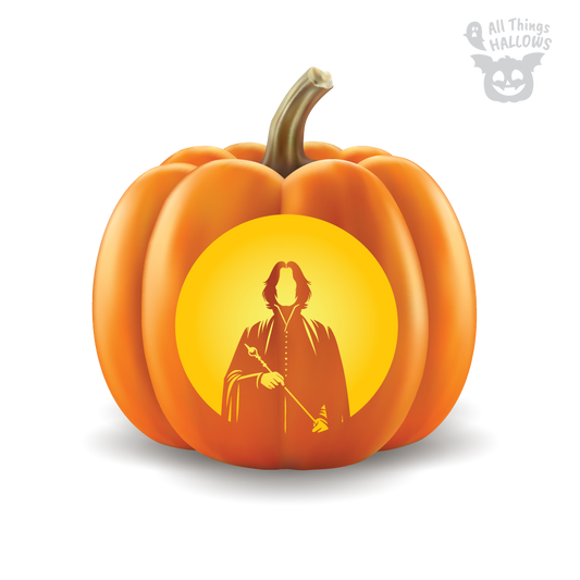 Professor Snape Pumpkin Stencil