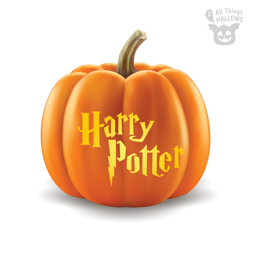 Harry Potter Logo Pumpkin Stencil