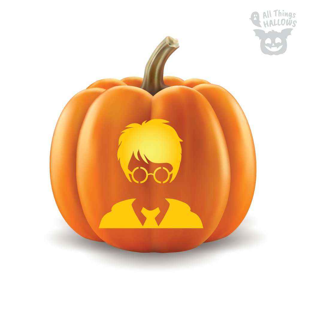 Harry Potter Pumpkin Stencil