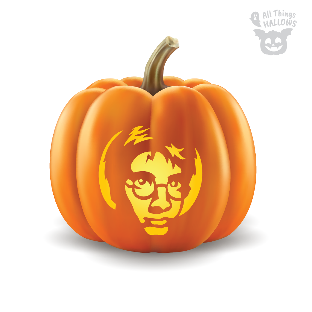 Harry Potter Pumpkin Stencil