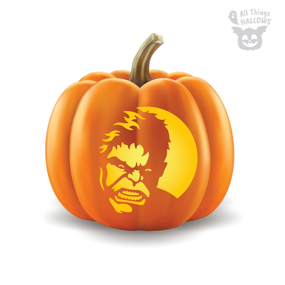 Hulk Pumpkin Stencil