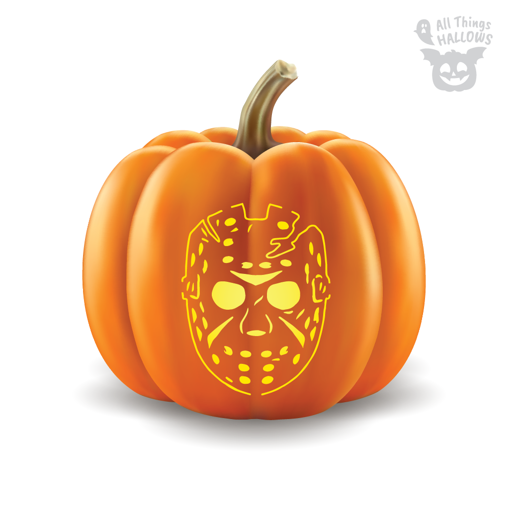 Jason Voorhees Pumpkin Stencil