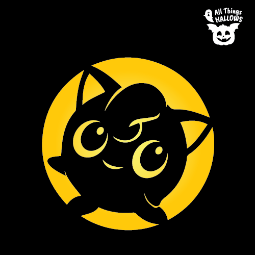 Jigglypuff Pumpkin Stencil