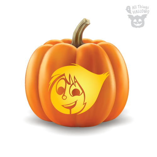 Inside Out: Joy Pumpkin Stencil