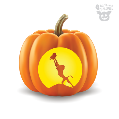 The Lion King Pumpkin Stencil