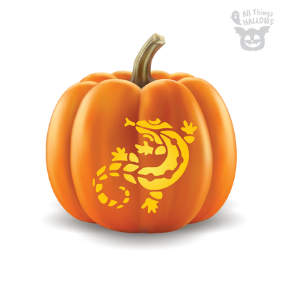 Lizard Pumpkin Carving Patterns