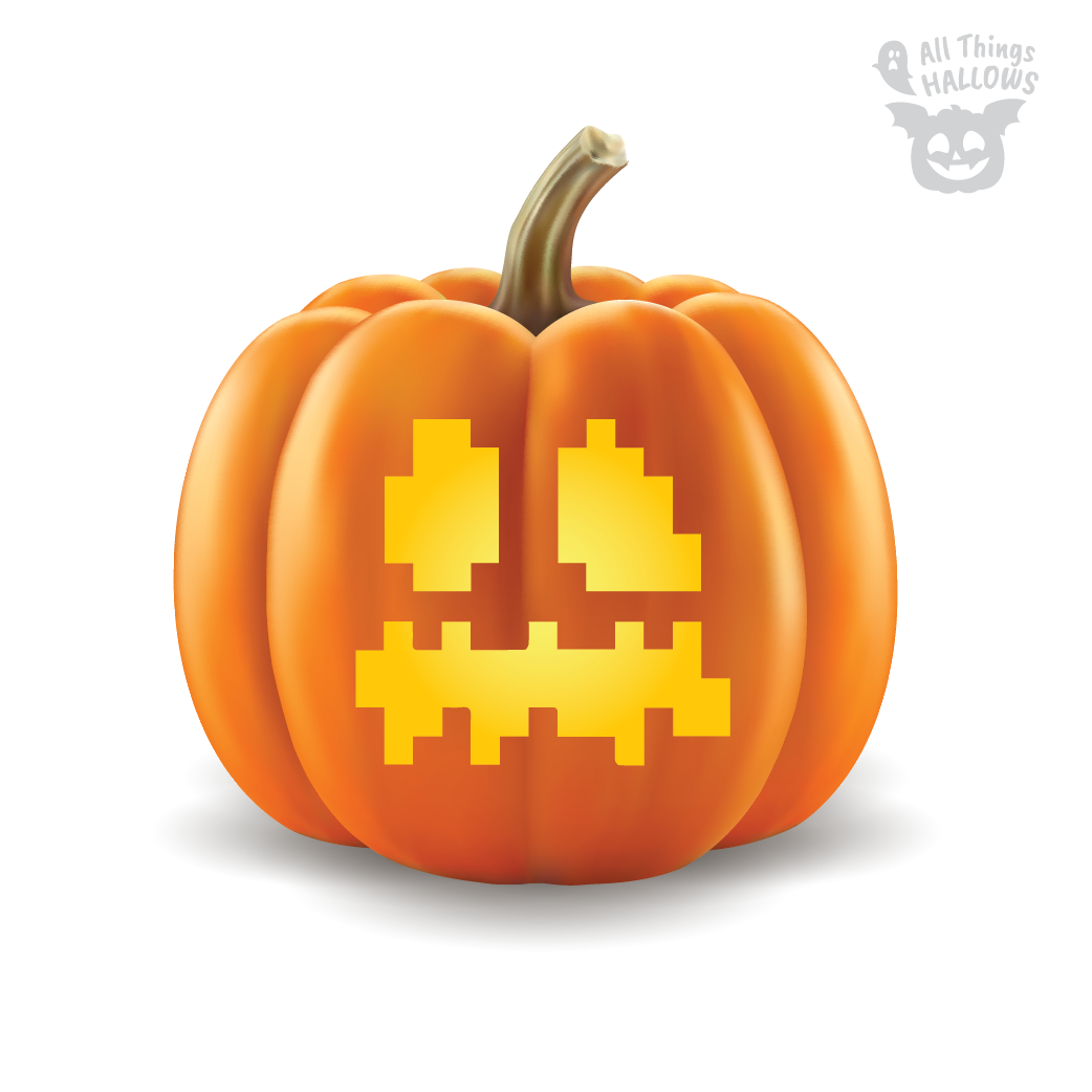 Minecraft Pumpkin Stencil