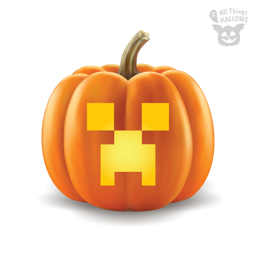 Minecraft Pumpkin Stencil