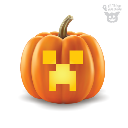 Minecraft Pumpkin Stencil