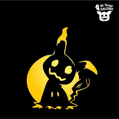 Mimikyu Pumpkin Stencil