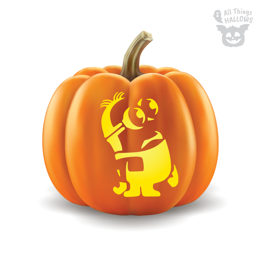 Minions Pumpkin Stencil