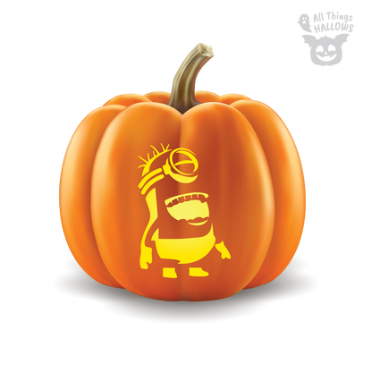 Minions Pumpkin Stencil