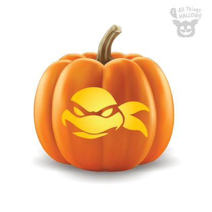 Ninja Turtle Pumpkin Stencil