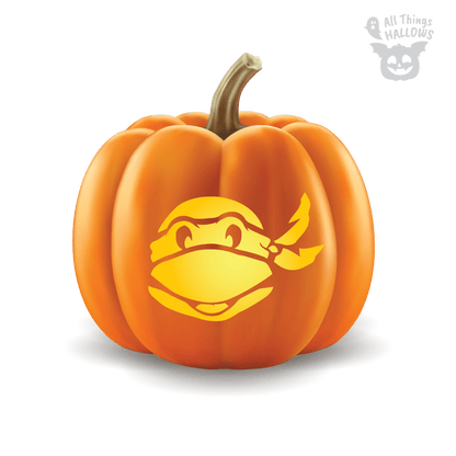 Ninja Turtle Pumpkin Stencil