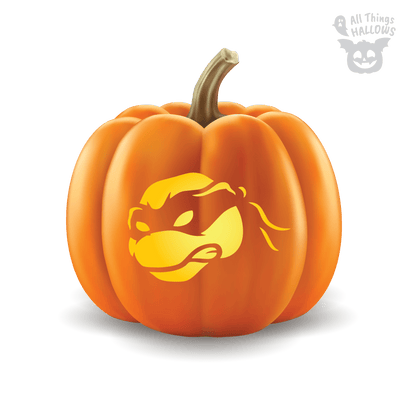 Ninja Turtle Pumpkin Stencil