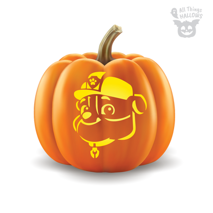 Paw Patrol Pumpkin Stencil