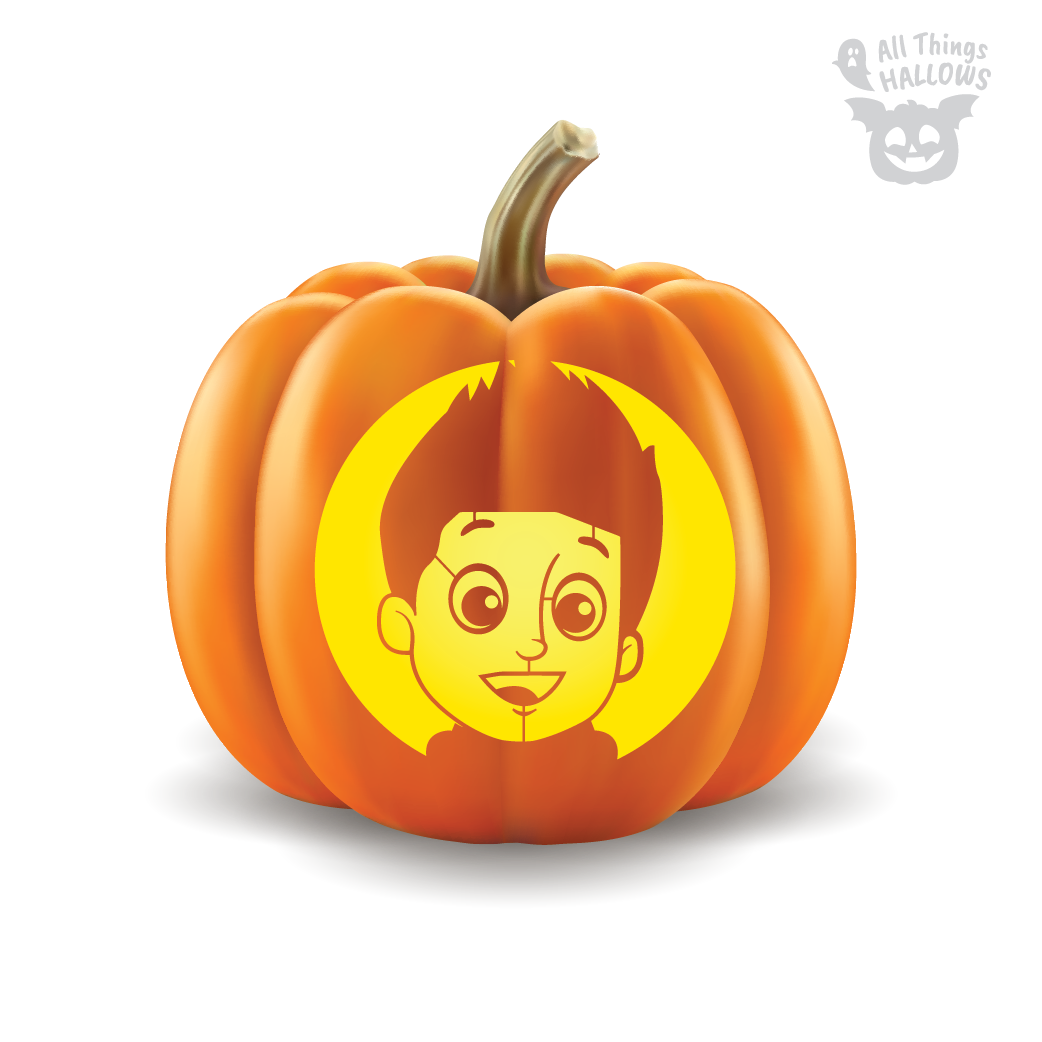 Paw Patrol Pumpkin Stencil