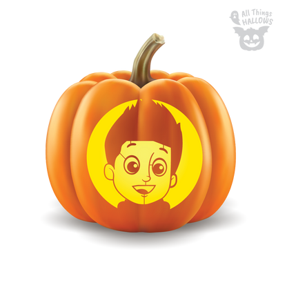 Paw Patrol Pumpkin Stencil