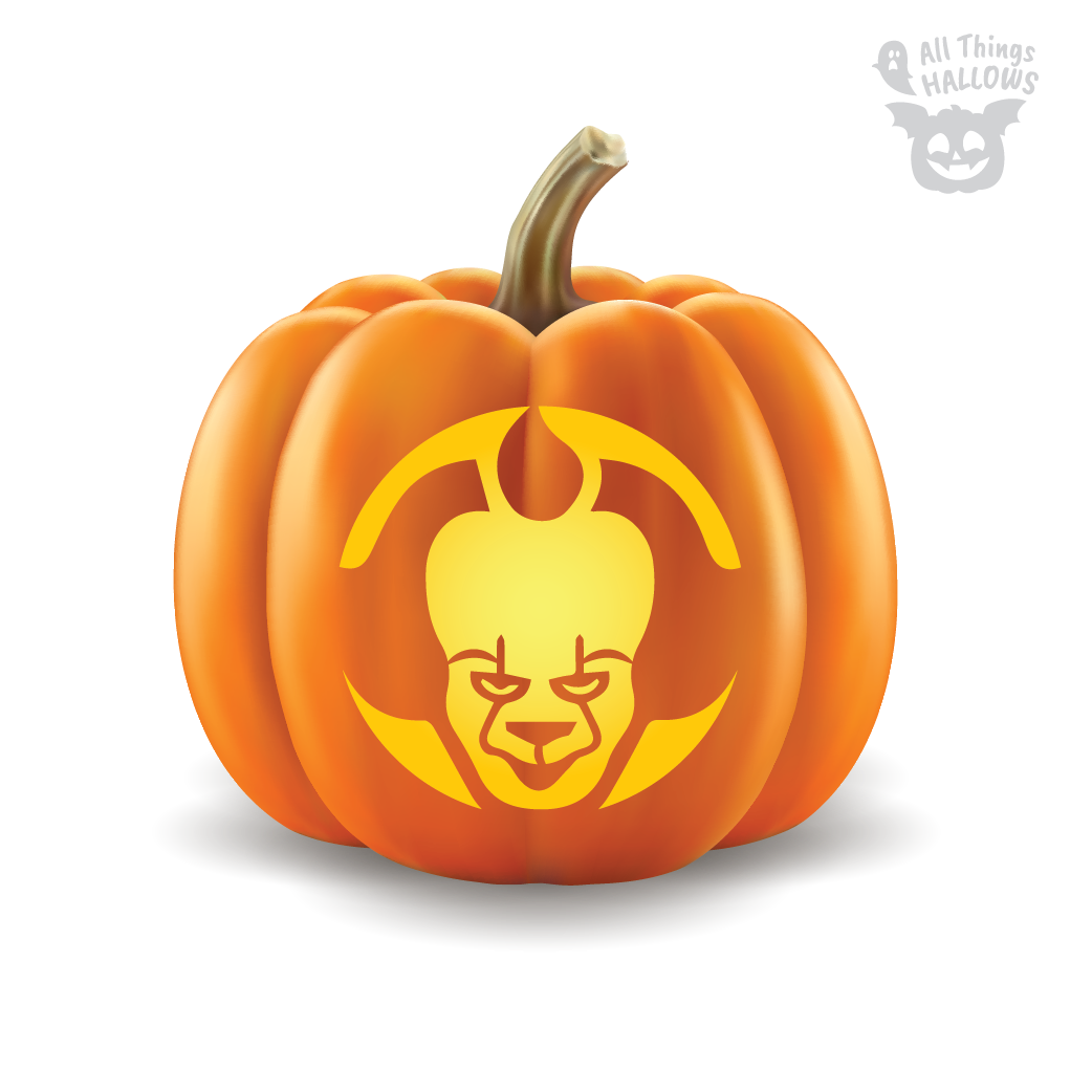 Pennywise Pumpkin Stencil