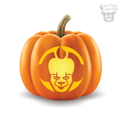 Pennywise Pumpkin Stencil