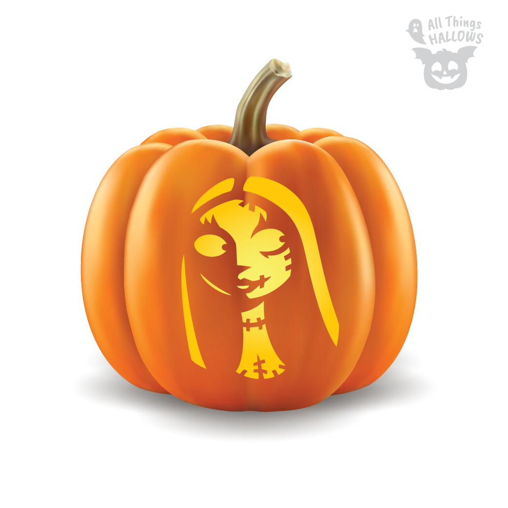 Sally Pumpkin Stencil