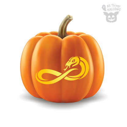 Snake Pumpkin Stencil