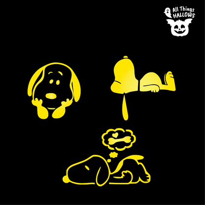 Snoopy Pumpkin Stencil