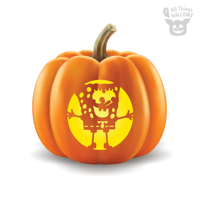 Spongebob Pumpkin Stencil